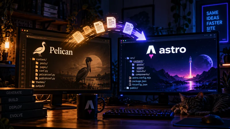 Migrating Codeholics from Pelican to Astro